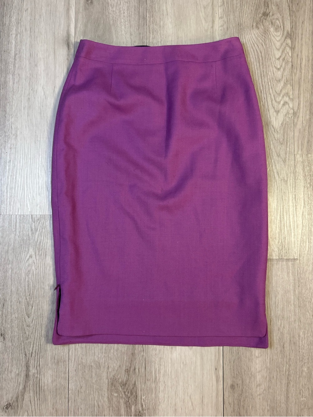 Elie Tahari Women’s Purple Wool Blend Skirt Knee Length Lined Size 6